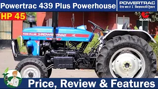 POWERTRAC 439 Plus Powerhouse Tractor | 45HP | Price, Review & Specification | By Kisan Khabri