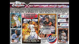 2023 Topps CHROME UPDATE 5 Box MIXER Team Break #7 eBay 11/24/23