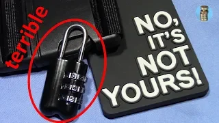 (picking 705) One terrible combination lock decoded