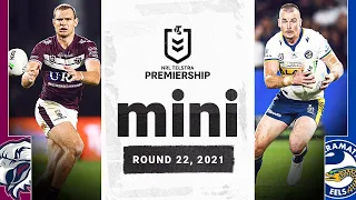 Top-four spots up for grabs | Sea Eagles v Eels Match Mini | Round 22, 2021 | NRL