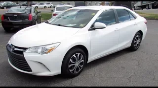 *SOLD* 2015 Toyota Camry LE Walkaround, Start up, Tour and Overview