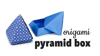 Origami Pyramid Box Tutorial - DIY - Paper Kawaii