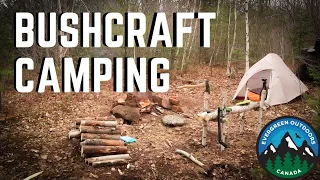 Bushcraft Camping with a Backpack Tent