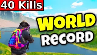 40 KILLS "WORLD RECORD" Solo vs Squads | Call of Duty Mobile Battle Royale