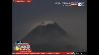 SONA: Crater glow sa Bulkang Mayon, dulot ng magma na unti-unting umaakyat