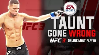 EA UFC 3 ONLINE MATCH UP! YOU WONT BELIEVE WHAT HAPPENS!!