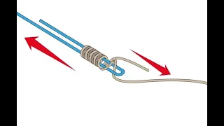 Как привязать флюрокарбоновый поводок к плетенке.