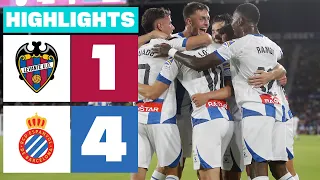 Highlights Levante UD vs RCD Espanyol (1-4)