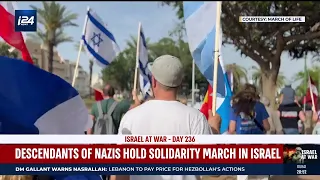 Descendants of Nazis hold solidarity march in Israel