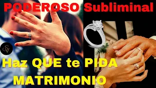 PODEROSO Subliminal para que tu PERSONA ESPECÍFICA se COMPROMETA, MATRIMONIO 💍👰💖