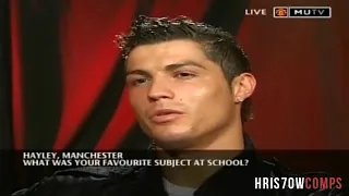 Cristiano Ronaldo's Favourite Subject at School.