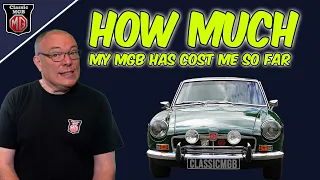 Exactly how much my MGB-GT has cost me so far!