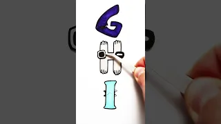 Alphabet Lore PUZZLE GHI #alphabetlore #toonymoonyartshorts #shorts #fun