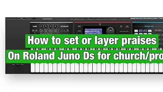 How to set praises nice Ep tones on Roland Ds for church to sound like a pro