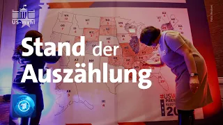 US-Wahl: Der Stand der Auszählung um 9:30 Uhr