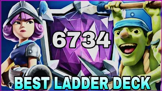 *NEW* NO SKILL DECK 3 CROWNS EVERY OPPONENT! — Clash Royale ||  TOP 1 LADDER GAMEPLAY - Clash Royale