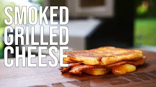 Smoked Grilled Cheese with Cold Smoked Cheddar and Gouda PLUS Bacon!