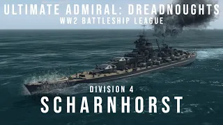 Ultimate Admiral Dreadnoughts - WW2 Battleship League - Scharnhorst Build with @Drachinifel