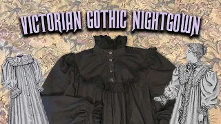 Sewing a Perfectly Witchy Victorian Nightgown | Victorian Gothic Loungewear