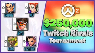 How I Won a $250,000 Twitch Rivals Overwatch Tournament! w/ Emongg, mL7, Fitzy & KarQ