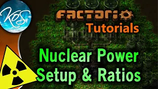 Factorio Tutorials: Nuclear Power Setup & Ratios (Uranium processing, Kovarex process)
