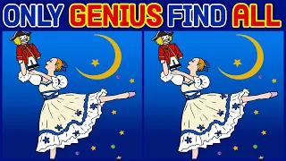 【Find & Spot the Difference】 Only Genius Can Find All the Differences in 90 Seconds! Brain Challenge