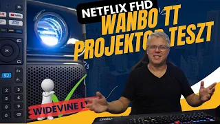 NETFLIX FHD felbontásban - Wanbo TT projektor teszt