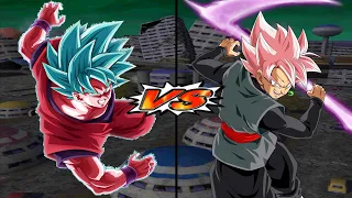 Goku SSJB Kaioken VS Goku Black SSJ Rose *Epic Battle - Dragon Ball Z Budokai Tenkaichi 3