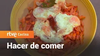 Cómo hacer Macarrones con chorizo - Hacer de comer | RTVE Cocina