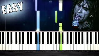 Aerosmith - I Don't Want to Miss a Thing - EASY Piano Tutorial by PlutaX