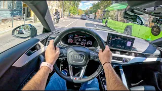 2023 Audi A5 II Sportback S Line [2.0 40 TFSI 204HP] |0-100| POV Test Drive #1820 Joe Black