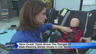 New results show dangers of winter coats in car seats