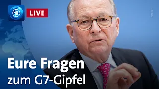 G7-Gipfel: Eure Fragen an Sicherheitsexperte Ischinger | Bericht aus Berlin extra