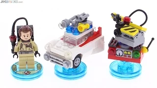 LEGO Dimensions Ghostbusters Level Pack toys review! 71228