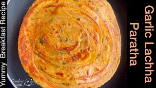 *Paratha* Garlic Lachha Paratha 2️⃣Easy Ways| The Flaky Flatbread Recipe #comfortcookingwithjaswin