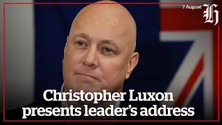 Christopher Luxon presents leader's address  | nzherald.co.nz