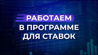 Как работать в лучшей программе для ставок?