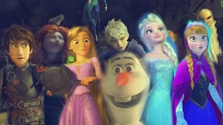 Rise of the Brave Tangled Frozen Dragons || We Are Family [MV]