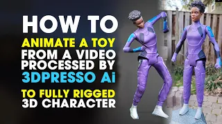 From Video to Fully Animated 3D Character using 3DPresso Ai | Blender | Accurig | iClone 8