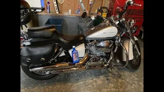 Coolant Change Honda Shadow Aero VT750C