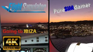 * 4K ULTIMATE GRAPHICS * - Landing at Ibiza - Microsoft Flight Simulator 2020