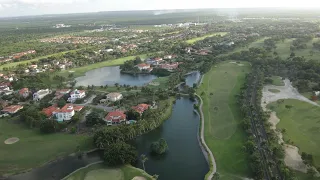 Доминикана Пунта. Dominican Republic. Punta cana. Воздушный шар. Обзор с высоты птичьего полёта.