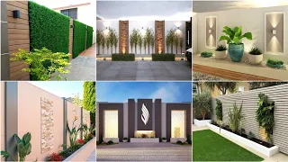 Modern Fence Design Ideas 2024 Home Garden Boundary Wall Design | Patio Garden Fences Decorations