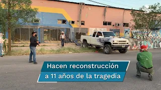 FGR hace reconstrucción del incendio de la Guardería ABC