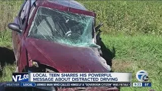 Local teen shares powerful message about distracted driving