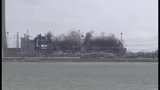 Isle of Grain Power Station Demolition Stage 4 3rd Feb 2016