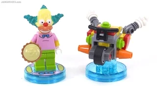 LEGO Dimensions The Simpsons: Krusty the Clown Fun Pack item review!