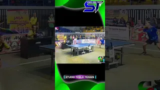 Forehand Topspin vs Counterattack Forehand #tabletennis #pingpong #shorts