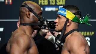 UFC 258: Weigh-in Faceoffs