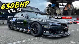 PURE ADRENALINE.. THE 6.0L V8 LS2 SWAPPED NISSAN S14 FROM HELL